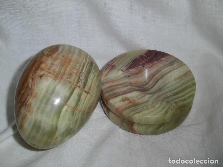 Coleccionismo de minerales: HUEVO Y BASE DE MARMOL - Foto 3
