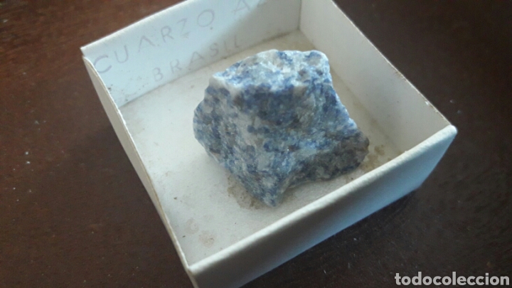 Coleccionismo de minerales: Cuarzo azul brasil mineral - Foto 1