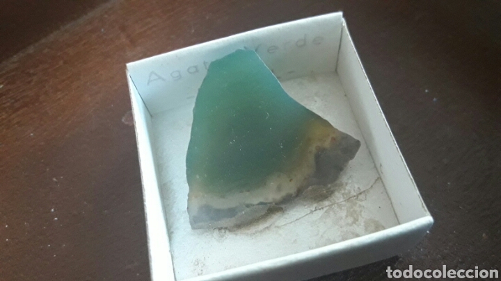 Coleccionismo de minerales: Agata verde brasil mineral - Foto 1