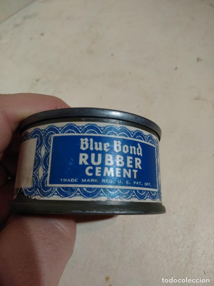 Coleccionismo de minerales: BLUE BOND RUBBER CEMENT - Foto 1