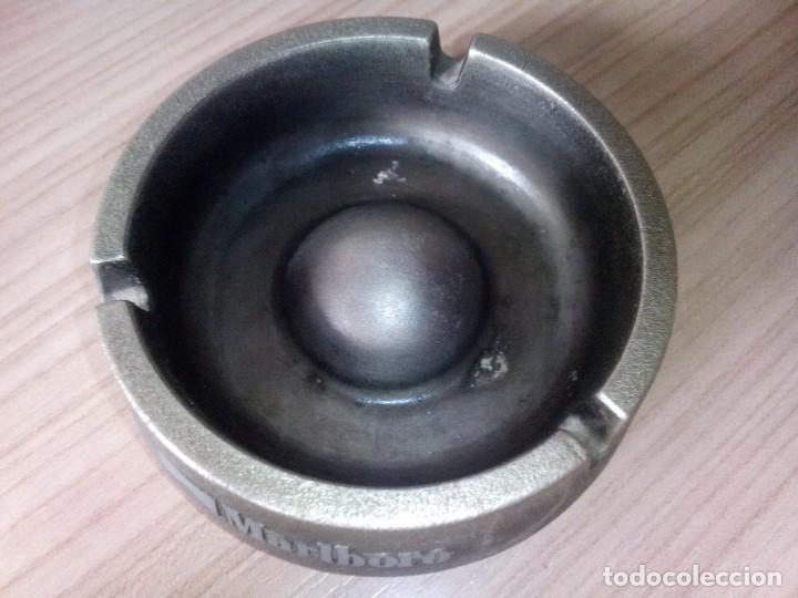 Coleccionismo de minerales: cenicero antiguo de marca de tabaco - Foto 3