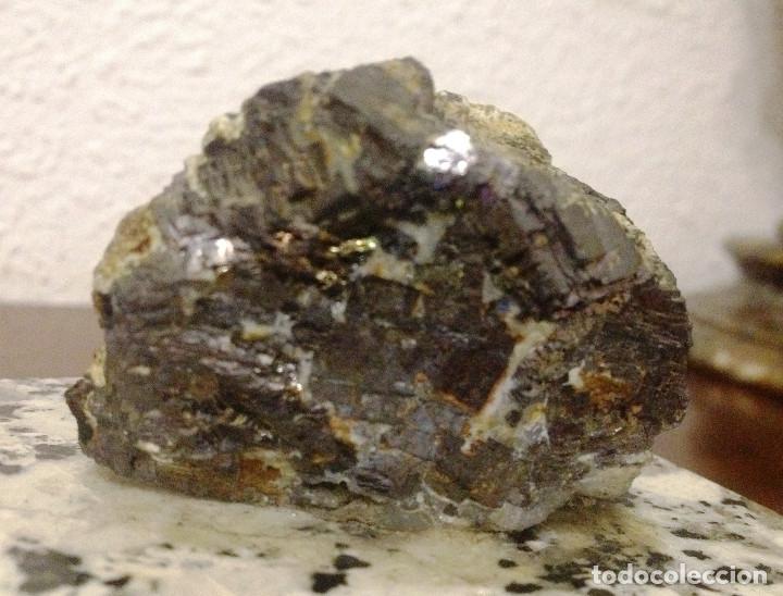 Coleccionismo de minerales: GALENA- CONMEMORATIVA- LA UNIÓN- (MURCIA) 1981 - Foto 2 - 135463658