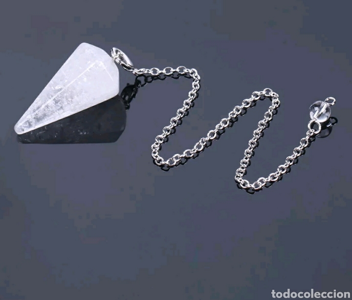 Coleccionismo de minerales: P&eacute;ndulo piedra Cristal ENV&Iacute;O GRATIS! - Foto 1