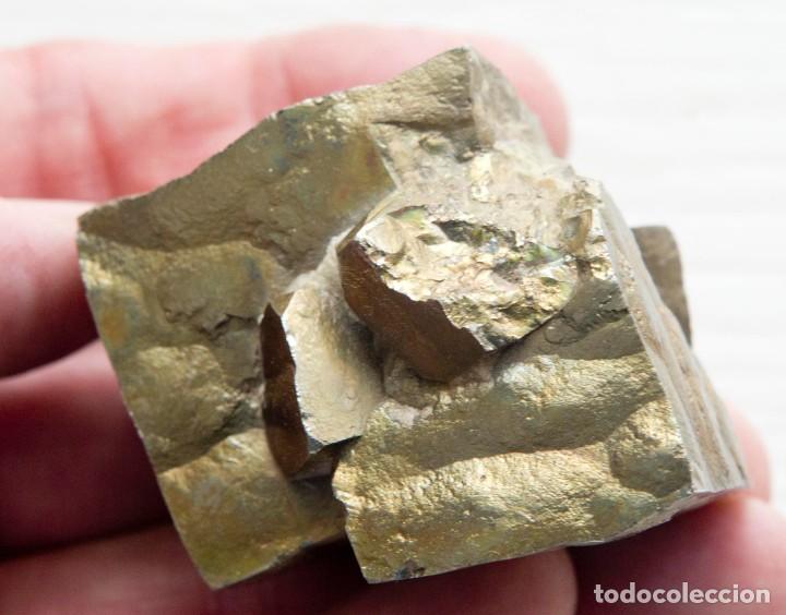 Coleccionismo de minerales: 2 cubos de pirita espa&ntilde;ola. - Foto 3