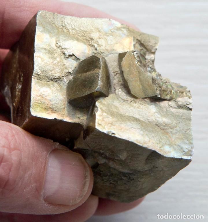 Coleccionismo de minerales: 2 cubos de pirita espa&ntilde;ola. - Foto 5