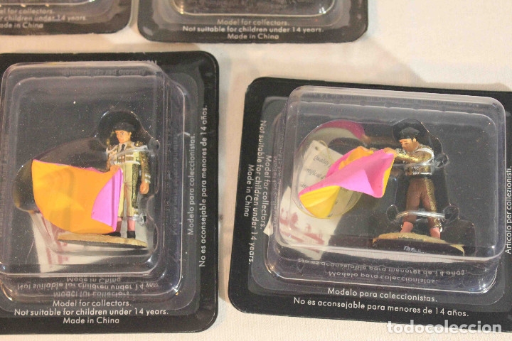 Coleccionismo de minerales: 12 FIGURAS CAPOTE PLOMO - Foto 3
