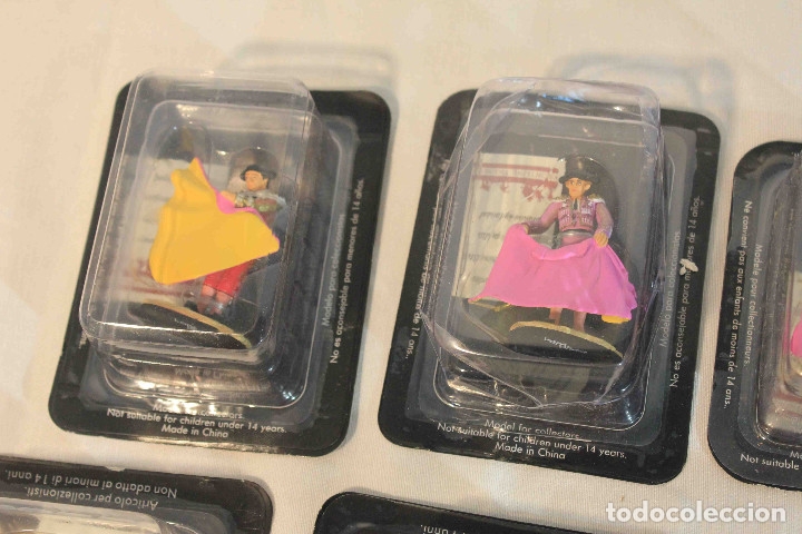 Coleccionismo de minerales: 12 FIGURAS CAPOTE PLOMO - Foto 6