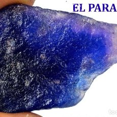 Coleccionismo de minerales: ZAFIRO AZUL EN BRUTO DE 103,80 KILATES CON CERTIFICADO AGI - MEDIDA 4,8 X 3,0 X 2,0 CENTIMETROS Nº8