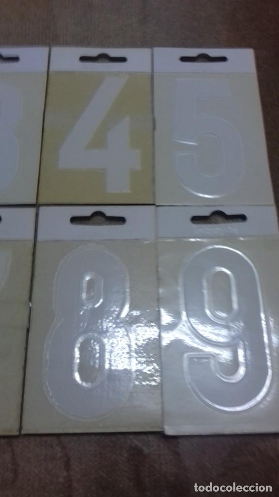Coleccionismo de minerales: Lote de numeros adhesivos - Foto 4