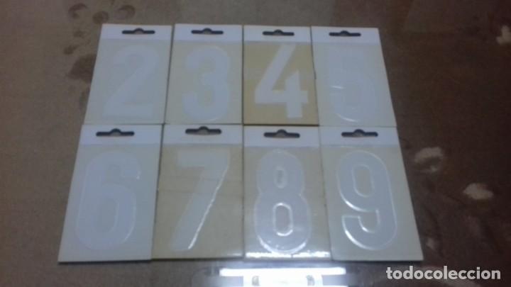 Coleccionismo de minerales: Lote de numeros adhesivos - Foto 6