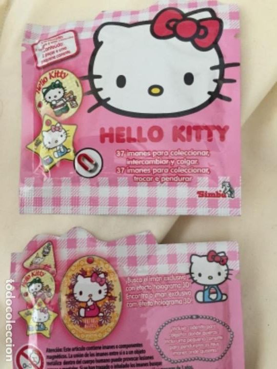 Coleccionismo de minerales: Hello kitty imanes 1 sobre sin abrir - Foto 1