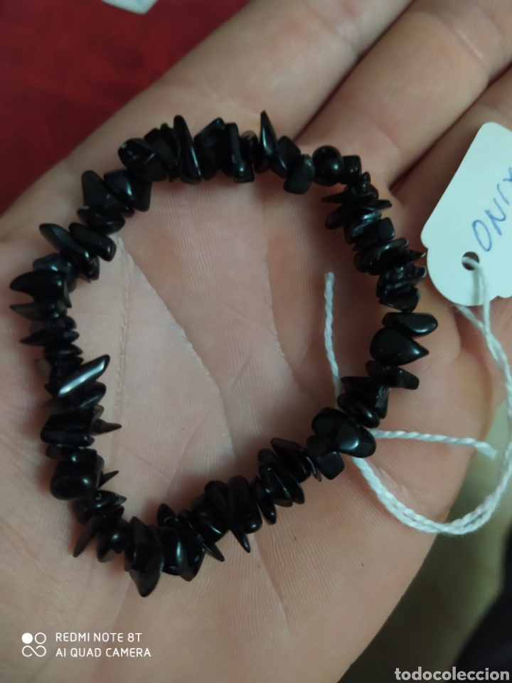 Coleccionismo de minerales: Pulsera con mineral de &oacute;nix. - Foto 1