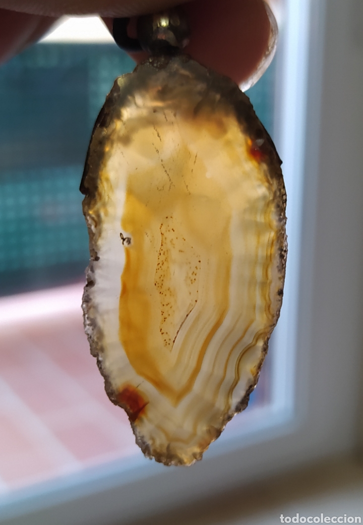 Coleccionismo de minerales: Colgante de &Aacute;gata. - Foto 1