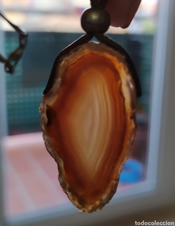 Coleccionismo de minerales: Colgante de &Aacute;gata. - Foto 1