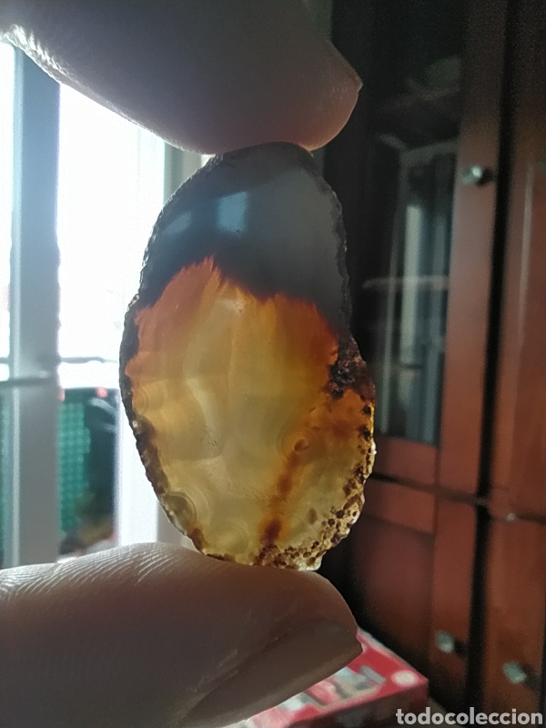 Coleccionismo de minerales: L&aacute;mina de &Aacute;gata. - Foto 1