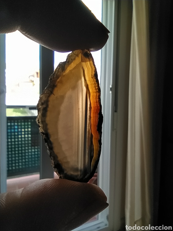 Coleccionismo de minerales: L&aacute;mina de &Aacute;gata. - Foto 1
