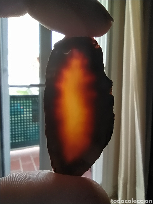 Coleccionismo de minerales: L&aacute;mina de &Aacute;gata. - Foto 1
