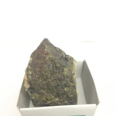 Coleccionismo de minerales: CALCOPIRITA. - MINERAL. EN CAJA 4X4 CM LM1. Lote 202985686