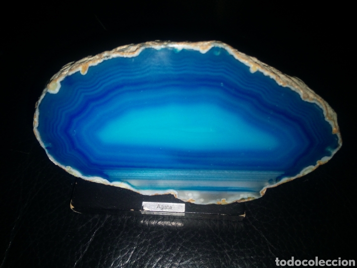 Coleccionismo de minerales: &Aacute;gata de Brasil 650 Gr . - Foto 3