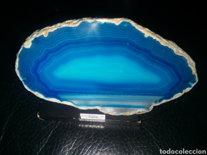 Coleccionismo de minerales: &Aacute;gata de Brasil 650 Gr . - Foto 4
