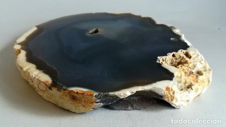 Coleccionismo de minerales: CENTRO DE MESA GEODA AGATA - Foto 2