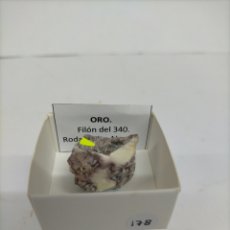 Coleccionismo de minerales: ORO - MINERAL. Lote 215281447