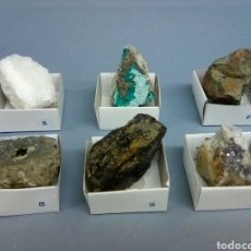Coleccionismo de minerales: MINERAL - 6 MINERALES DIFERENTES. Lote 223784456