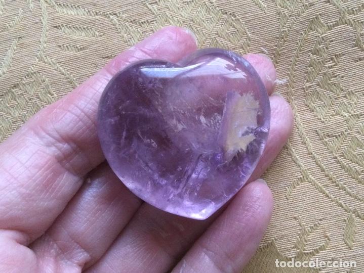 Coleccionismo de minerales: CUARZO AMATISTA CON FORMA DE CORAZON - Foto 2