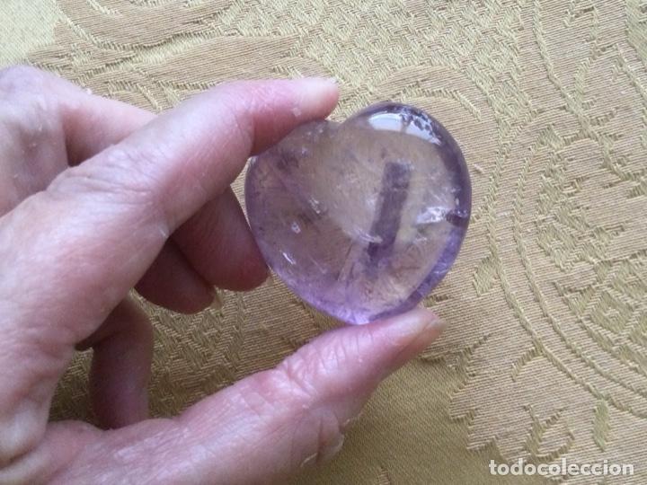 Coleccionismo de minerales: CUARZO AMATISTA CON FORMA DE CORAZON - Foto 5