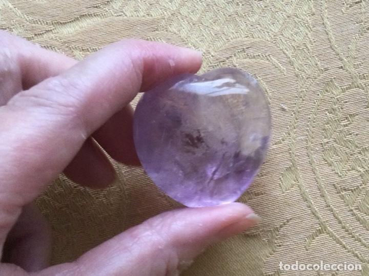 Coleccionismo de minerales: CUARZO AMATISTA CON FORMA DE CORAZON - Foto 6