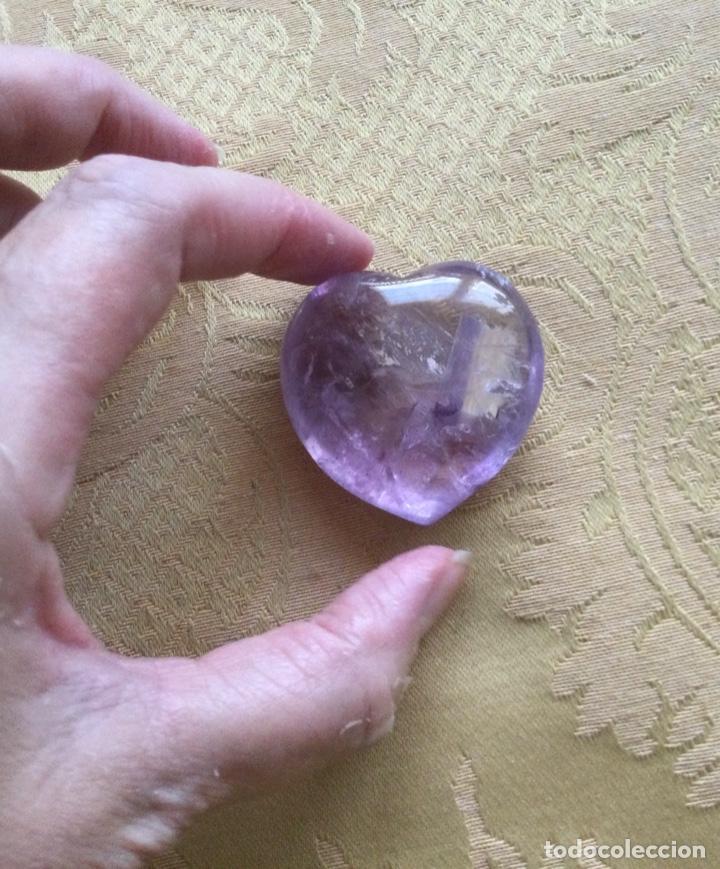Coleccionismo de minerales: CUARZO AMATISTA CON FORMA DE CORAZON - Foto 7