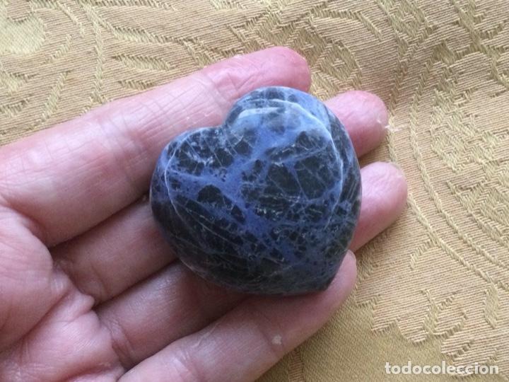 Coleccionismo de minerales: JASPE AZUL CON FORMA DE CORAZON - Foto 4