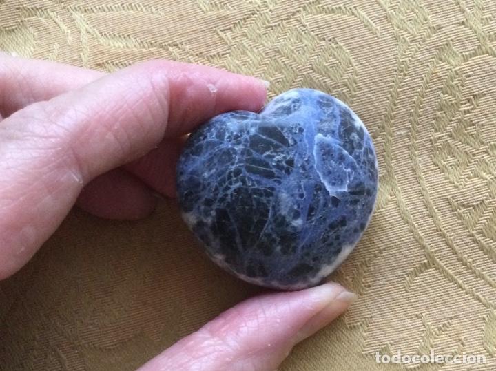 Coleccionismo de minerales: JASPE AZUL CON FORMA DE CORAZON - Foto 5