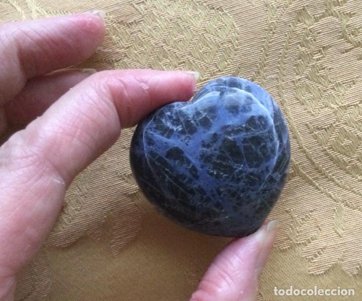 Coleccionismo de minerales: JASPE AZUL CON FORMA DE CORAZON - Foto 6