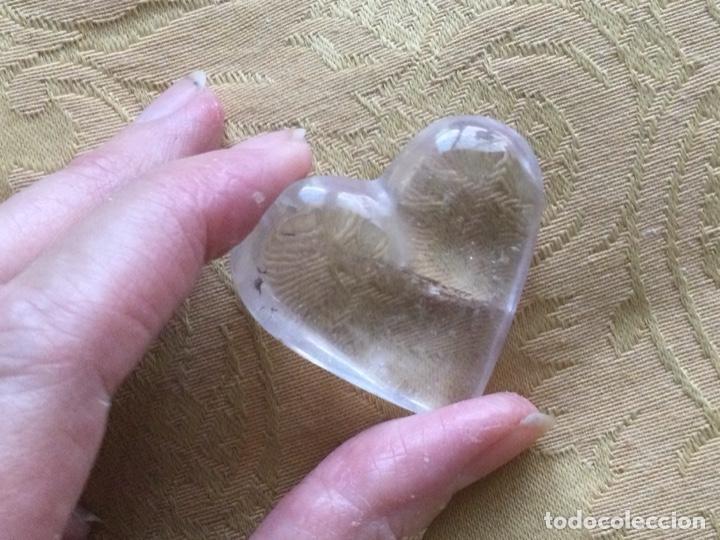 Coleccionismo de minerales: CRISTAL DE ROCA, CUAZO, CON FORMA DE CORAZON - Foto 1