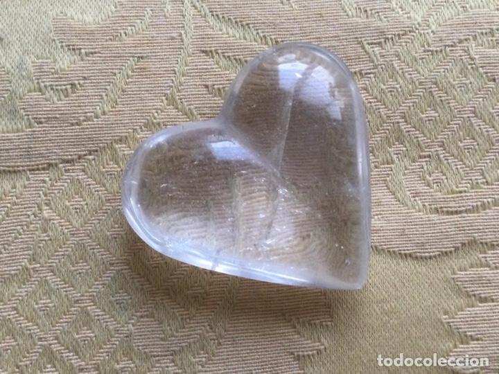 Coleccionismo de minerales: CRISTAL DE ROCA, CUAZO, CON FORMA DE CORAZON - Foto 2