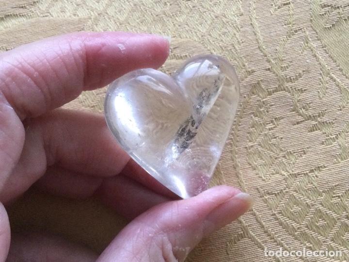 Coleccionismo de minerales: CRISTAL DE ROCA, CUAZO, CON FORMA DE CORAZON - Foto 6