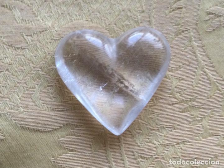 Coleccionismo de minerales: CRISTAL DE ROCA, CUAZO, CON FORMA DE CORAZON - Foto 8