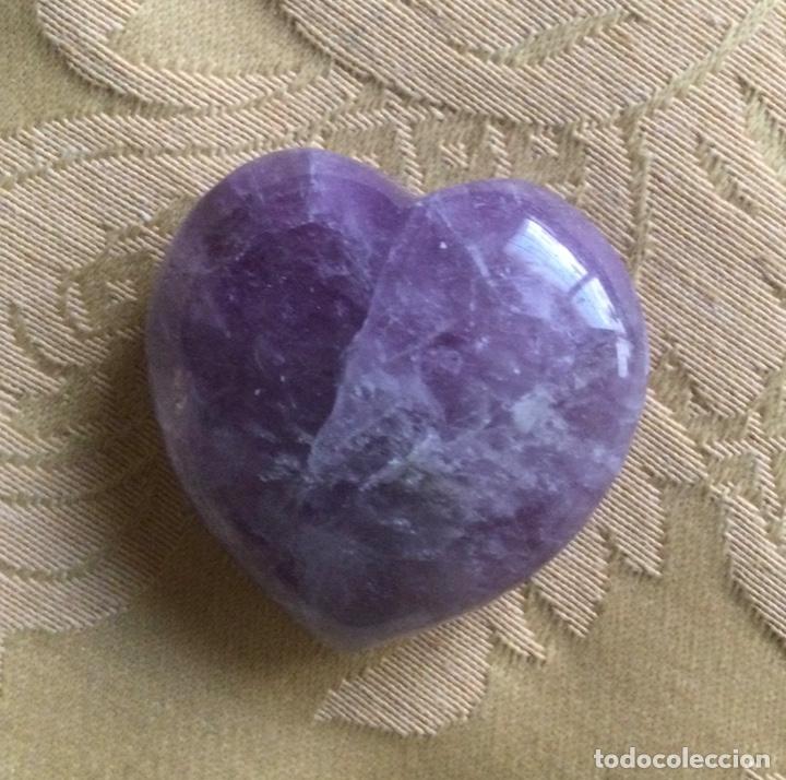 Coleccionismo de minerales: CORAZON CUARZO AMATISTA - Foto 1