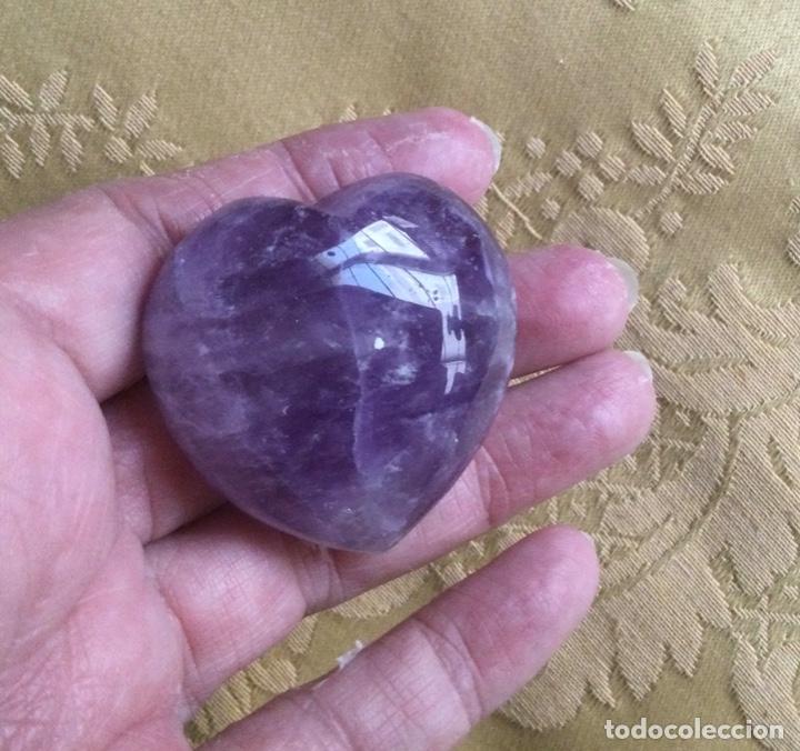 Coleccionismo de minerales: CORAZON CUARZO AMATISTA - Foto 2