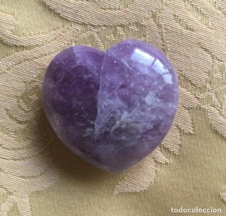 Coleccionismo de minerales: CORAZON CUARZO AMATISTA - Foto 3
