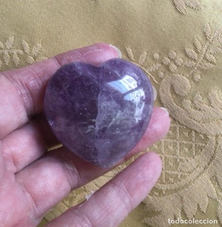 Coleccionismo de minerales: CORAZON CUARZO AMATISTA - Foto 4