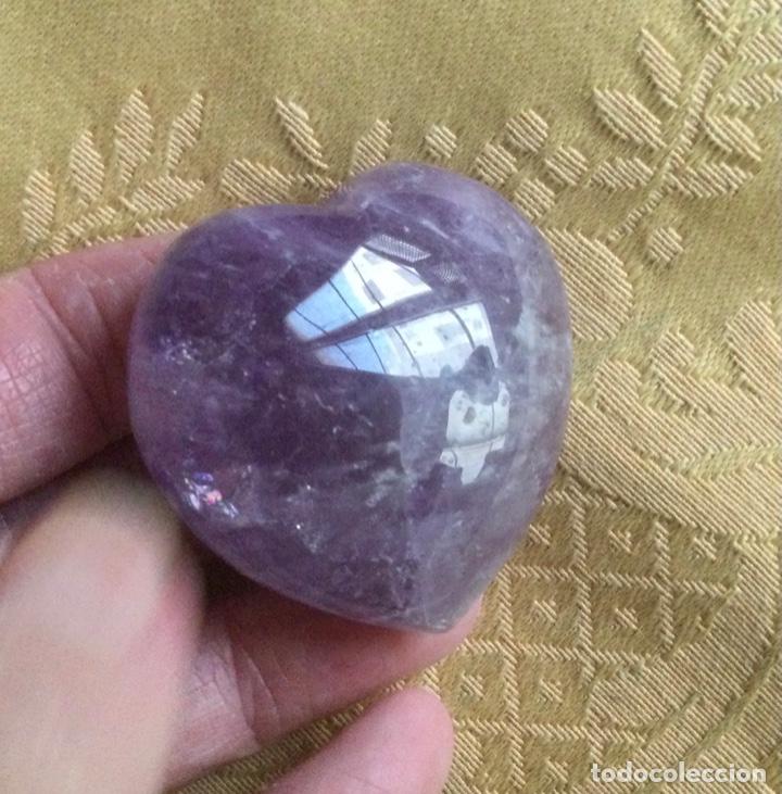 Coleccionismo de minerales: CORAZON CUARZO AMATISTA - Foto 5