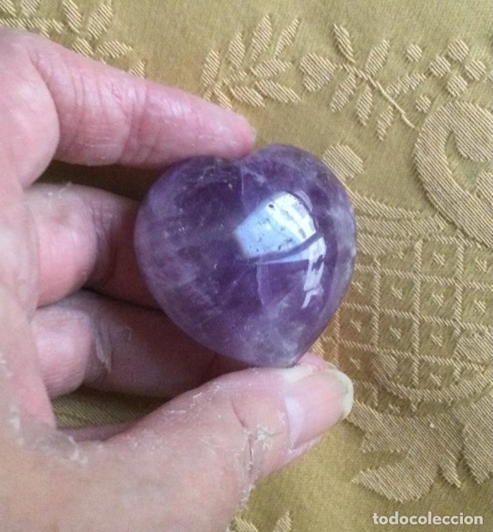 Coleccionismo de minerales: CORAZON CUARZO AMATISTA - Foto 6