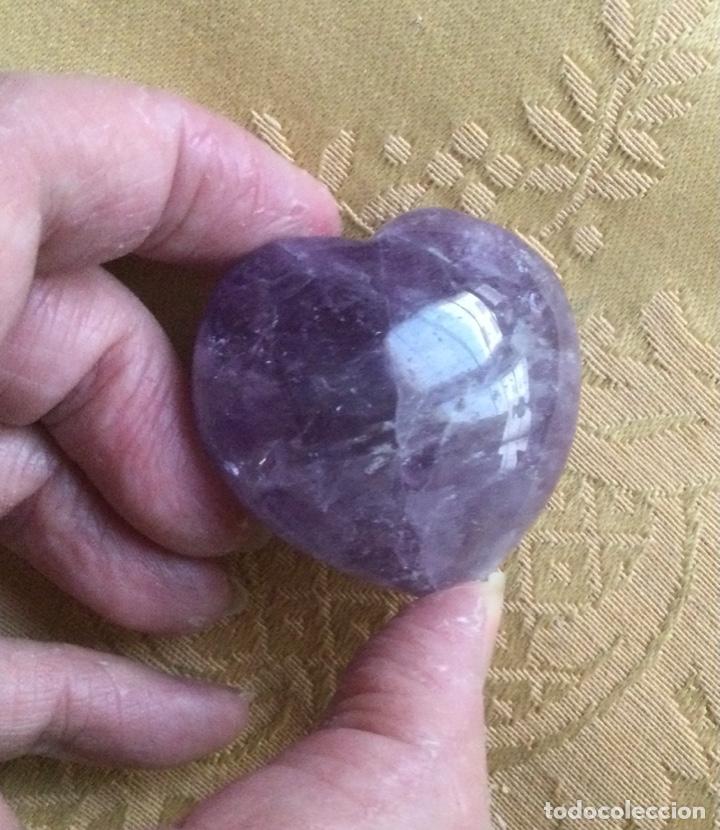 Coleccionismo de minerales: CORAZON CUARZO AMATISTA - Foto 8
