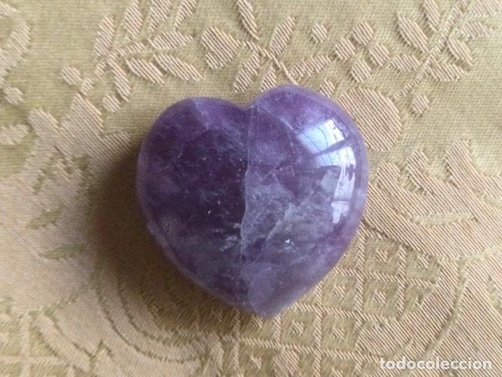 Coleccionismo de minerales: CORAZON CUARZO AMATISTA - Foto 9
