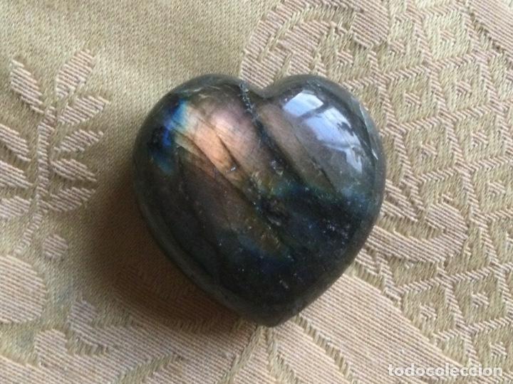 Coleccionismo de minerales: FELDESPATO LABRADORITA CON FORMA DE CORAZON - Foto 6