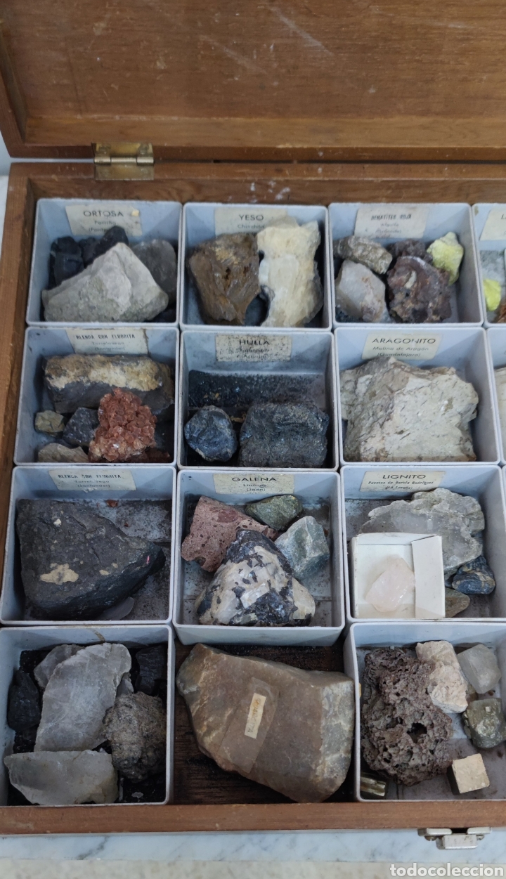 Coleccionismo de minerales: Caja expositora minerales - Foto 3 - 269416098