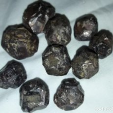 Coleccionismo de minerales: LOTE DE 10 PIRITAS PIRITOEDRO LIMONITIZADAS MINERAL NATURAL. Lote 285047248