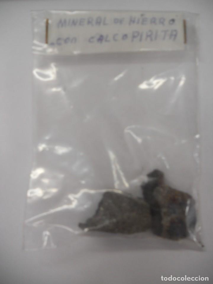 Coleccionismo de minerales: MINERAL DE HIERRO CON CALCOPIRITA - Foto 1